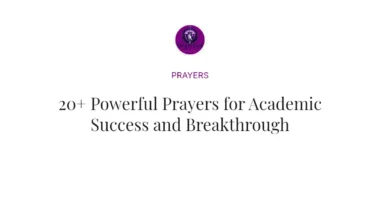 20+ Powerful Prayers for Academic Success and Breakthrough