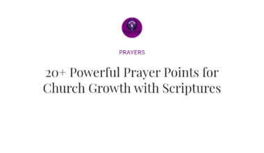 20+ Powerful Prayer Points for Church Growth with Scriptures